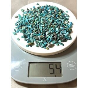 GENUINE TURQUOISE 54G DRILLED SMALL NUGGETS ASST SIZE AND SHAPE (2378)‎